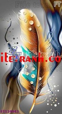 File in trần File tranh bộ hiện đại FT124943 (bản gốc) bầu trời