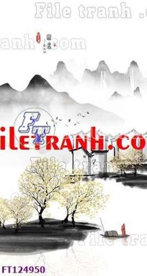 File in mica File tranh bộ hiện đại FT124950 (bản gốc) sắc sảo