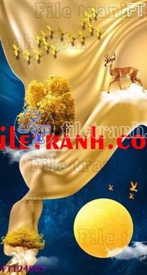 Tải file gốc File tranh bộ hiện đại FT124985 dùng cho in ấn