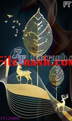 Chi tiết file tranh tráng gương File tranh bộ hiện đại FT125001 (ảnh gốc)