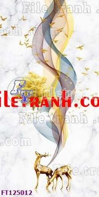 File tranh File tranh bộ hiện đại FT125012 (ảnh gốc) in trần nhà