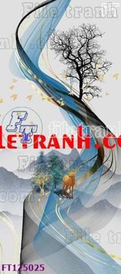 File in ấn chuyên nghiệp File tranh bộ hiện đại FT125025 (file gốc)