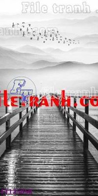 File tranh in tráng gương File tranh bộ hiện đại FT125050 (siêu nét)