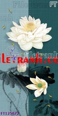 Tải file gốc in lụa File tranh bộ hiện đại FT125072 siêu nét