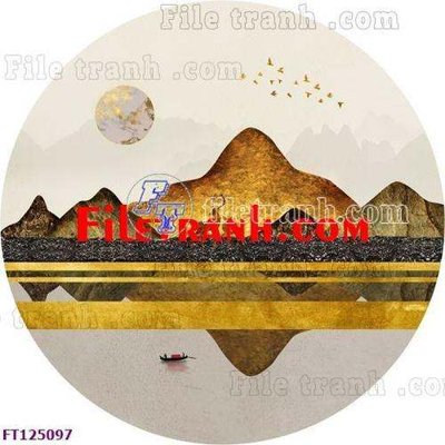 Download file gốc File tranh bộ hiện đại FT125097 (in lụa) cao cấp