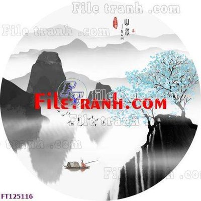 File gốc File tranh bộ hiện đại FT125116 (cho in 3D) độc đáo