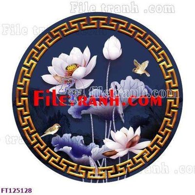 Ảnh gốc File tranh bộ hiện đại FT125128 (siêu chi tiết) để in ấn