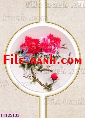 File in mica File tranh bộ hiện đại FT125133 (bản gốc) sắc sảo