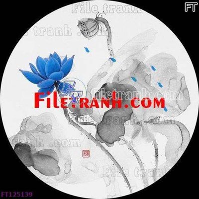 Download file File tranh bộ hiện đại FT125139 (gốc) in mica đèn LED