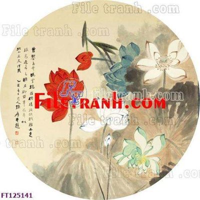 File tranh File tranh bộ hiện đại FT125141 (file gốc) chủ đề phong thủy