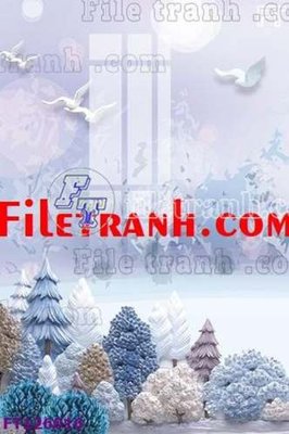 Tải file File tranh bộ hiện đại FT126016 (gốc) in tranh tráng gương