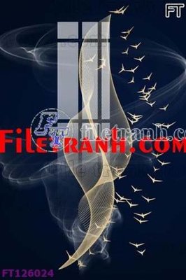 File tranh in mica File tranh bộ hiện đại FT126024 (độ phân giải cao)