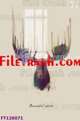 File PSD File tranh bộ hiện đại FT126071 (bản gốc) đã tách nền