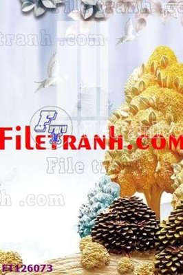 File gốc File tranh bộ hiện đại FT126073 (in lụa) tranh thuận buồm