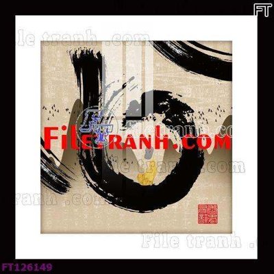 File in ấn File tranh bộ hiện đại FT126149 chuyên nghiệp