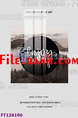 Chi tiết file gốc File tranh bộ hiện đại FT126190 (cho in tráng gương)