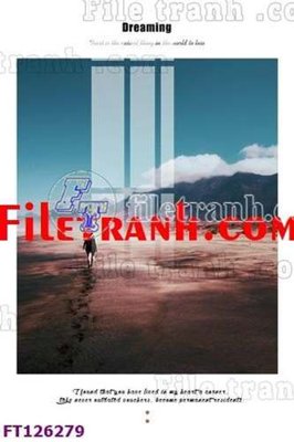 File gốc File tranh bộ hiện đại FT126279 (in lụa) trang trí tường