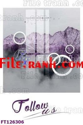 Tải về hình ảnh gốc File tranh bộ hiện đại FT126306 sắc nét