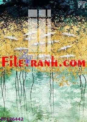 File gốc File tranh bộ hiện đại FT126442 (phong cách) tối giản