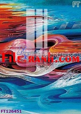 File tranh File tranh bộ hiện đại FT126451 (bản gốc) treo phòng ăn