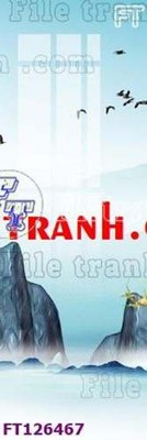 Ảnh gốc File tranh bộ hiện đại FT126467 (nét căng) in mica