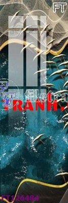 File in lụa File tranh bộ hiện đại FT126484 (hoa văn) File tranh bộ hiện đại FT126484