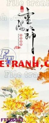 File gốc File tranh bộ hiện đại FT126532 (in tráng gương) ốp tường