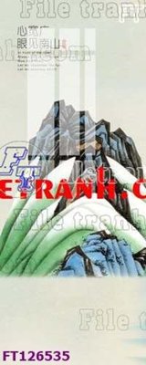 File in trần File tranh bộ hiện đại FT126535 (file gốc) xuyên sáng