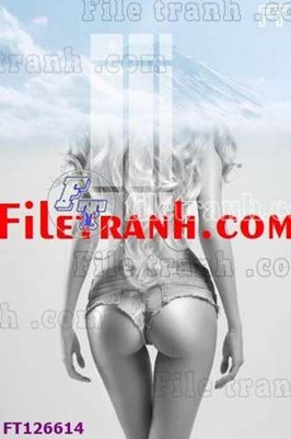 File gốc File tranh bộ hiện đại FT126614 (in mica) làm bảng hiệu