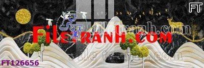 File ảnh File tranh bộ hiện đại FT126656 (gốc) dùng in Pano