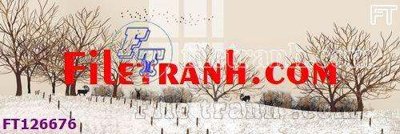 File gốc File tranh bộ hiện đại FT126676 (thiết kế) cho in ấn