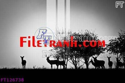 File gốc File tranh bộ hiện đại FT126738 (chuẩn màu) cho in offset