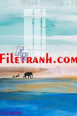 File in lụa File tranh bộ hiện đại FT126791 (hoa văn) File tranh bộ hiện đại FT126791