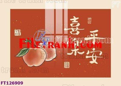 File tranh File tranh bộ hiện đại FT126909 (bản gốc) in lụa 3D