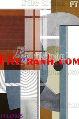 File gốc in tráng gương File tranh bộ hiện đại FT127025 chi tiết