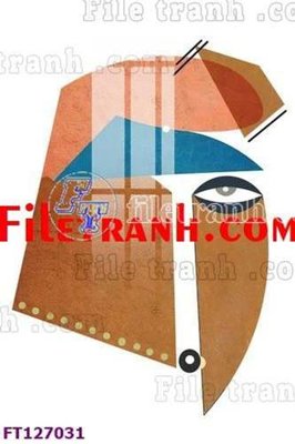 File in mica File tranh bộ hiện đại FT127031 (ảnh gốc) đẹp