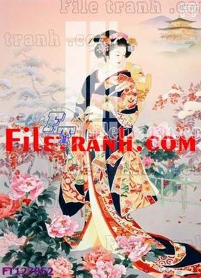 File PSD File tranh bộ hiện đại FT127052 (gốc) tách lớp chi tiết