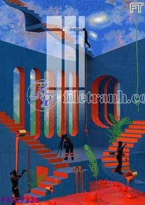 Cung cấp file tranh gốc File tranh bộ hiện đại FT127226 độc quyền