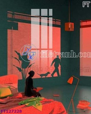 File gốc File tranh bộ hiện đại FT127228 (thiết kế) độc quyền