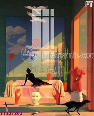 Download file File tranh bộ hiện đại FT127262 (gốc) in mica cao cấp