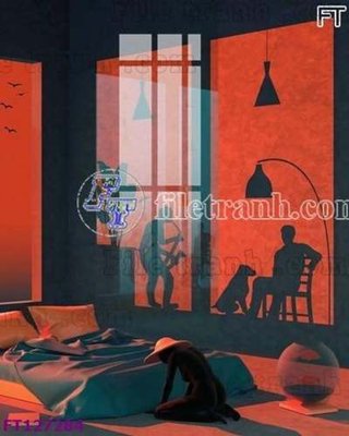 Tải file gốc File tranh bộ hiện đại FT127284 (bản PSD) còn layer