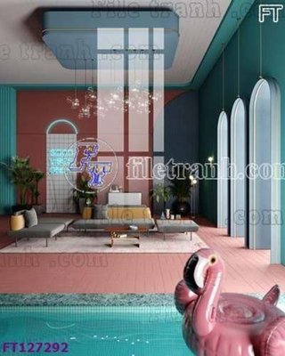 Chi tiết file gốc File tranh bộ hiện đại FT127292 (cho in tráng gương)