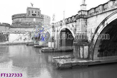 Download file gốc File tranh bộ hiện đại FT127333 (in lụa) hoa lá