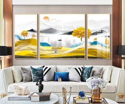 File tranh trang trí File tranh hiện đại pha lê gương FT128 (tải file gốc)