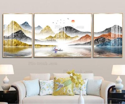 File tranh File tranh hiện đại pha lê gương FT139 (gốc) chủ đề thiên nhiên