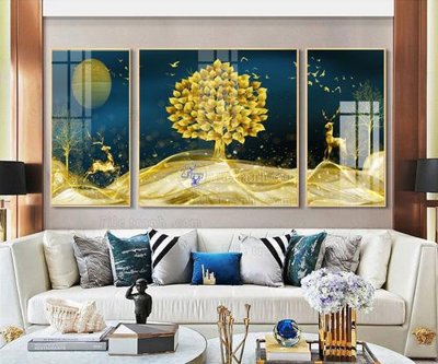 Hình ảnh gốc File tranh hiện đại pha lê gương FT150 (để in khổ lớn)