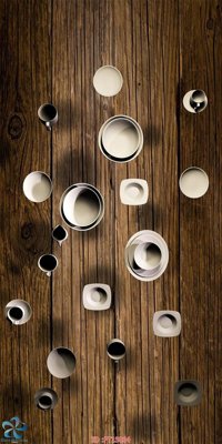 File tranh in trần 3D Tranh trang trí lối vào FT15004 (ảnh gốc)