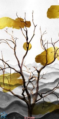 File gốc Tranh trang trí lối vào FT15039 (in 3D) nghệ thuật