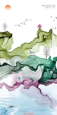 File gốc Tranh trang trí lối vào FT15095 (in ấn) không giới hạn