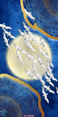 Download file gốc Tranh trang trí lối vào FT15136 (in mica) trong suốt